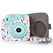 CAIUL Camera Carrying Case Compatible with Fujifilm Instax Mini 8 8+ 9 Camera, Flamingo & Cactus