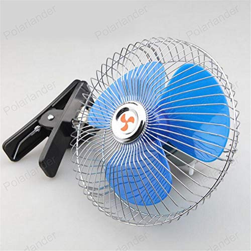 Dachengzi Portable Mini 6 Inch Oscillating Cooling Fan 25W Electric Car Fan Low Noise Summer Vehicle Auto Air Conditioner 24V