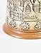 Beer Stein by HauCoze German Beer Stein Mug Drinking Tankard Handmade Gifts Souvenirs Engraved Ancient City Landscape Relief Food Safe Approved Giftbox 1 Litre
