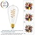 Vintage Edison LED Bulb SEALIGHT Antique Flexible LED Filament Light For Decorate Home-Dimmable 4W ST64 E26 Screw Base-WARM white 2200K- Edison Bulb 40W Equivalent Indoor and Outdoor- 1 pack