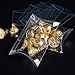 MOWO Clear Plastic Pillow Box 4x0.9x2.8 inch for Gift Candy Treat Transparent Packing Box Party Favors 50pc