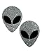 Pastease Silver Glitter Alien Rave Pasties (Set of 2 Pasties)