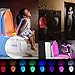 EKKA Line Motion Sensor LED Toilet Bowl Light,LED Toilet Light, Colorful Sensor Motion Activated Night Light Battery-Operatred, 8 Colors Changing Toilet Bowl Nightlight for Bathroom