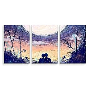 3 Panel Quiet Dream Pictures Home Wall for...