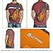 LC Prime Sling Bag Backpack Chest Shoulder Compact Fanny Sack Satchel Outdoor Bike nylon fabric Orange