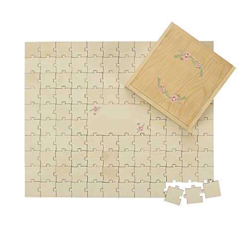 Cathy's Concepts Personalized Wedding Guestbook Puzzle Tan