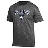 Elite Fan Shop Yale Bulldogs Tshirt Varsity Charcoal - M