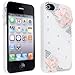 MinisDesign 3d Bling Crystal Rhinestone Flower Case Cover for Apple Iphone 4 and 4s-Pink