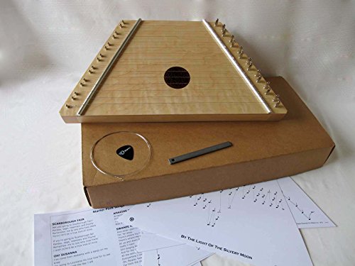 TK O'Brien's Curly Maple Lap Harp - Thumbnail 5