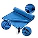 Healthy-Home Microfiber Travel Towel+Drawstring Bag.72''x32'',56''x28'',40
