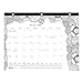 Blueline 2017 Academic Monthly Coloring Mini Desk Pad, Botanica, August to July, 11 x 8.5 inches (CA2917211-17)