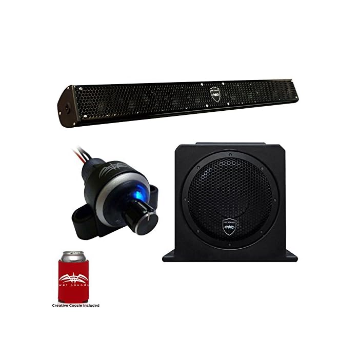 Buy Wet Sounds Stealth 10 Surge Sound Bar w/WWBTVC Bluetooth Volume