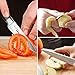 Paring Knife Fruit Knife Peeling Knife 4 Inch German HC Stainless Steel Small Sharp Knife with Non Slip Ergonomic Handle for Kitchen Cutting