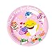 Baby Cute Shark Plates, 20pcs 7 Inch Cake Paper Dessert Set, Sharks Doo Doo Pink Decorations,Kids Birthday Party Supplies