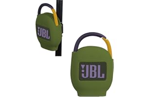 Hermitshell Silicone Carrying Case Replacement for JBL Clip 4 - Portable Mini Bluetooth Speaker（Forest）