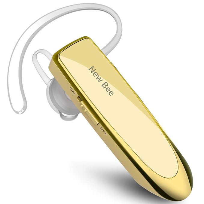 Bluetooth Headset New Bee Wireless Headset Bluetooth Freisprechen in Ear mit Clear Voice Capture Technologie Bluetooth in-Ear