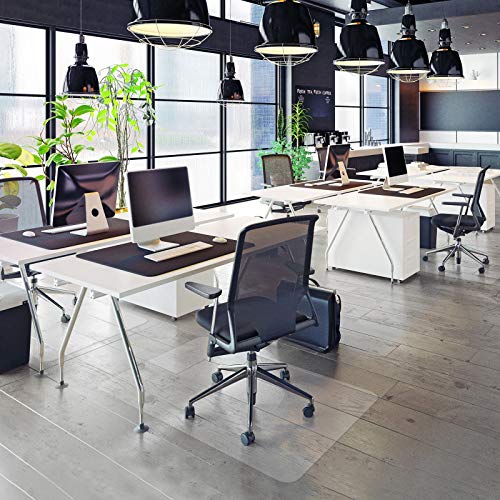 Desk Chair Mat for Hardwood Floor - Hard Floor Protection Mat for Office & Home | Many Sizes Available | Clear - 30" x 48"