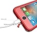 LOVE BEIDI XLF for iPhone 8 Plus Waterproof CASE (Red & Gray)