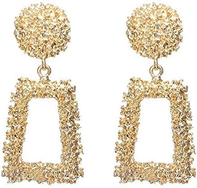 Geometric Dangle Earrings Drop Round Hoops Ear Studs Simple Tassel Dangling Earrings Cuffs Women Girls Birthday Gift Long Trendy Minimalist Charms Jewelry