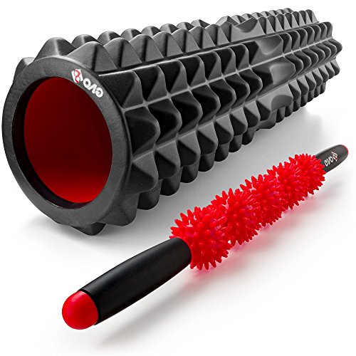 Foam Roller Set with Massage Stick Massage Foam Roller for Physical