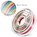 Zi-Rui 3D Printer PLA Filament, Rainbow Multi Color Gradient,1.75 mm,Dimensional Accuracy +/- 0.03 mm, 600G(1.3lbs) Spool.