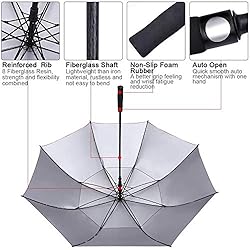 G4Free 54 inch Windproof Golf Umbrella UV