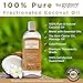goPURE Fractionated Coconut Oil - LARGE 16 OZ - Carrier Oil, Massage Oil - Blend with Essential Oils - Add to Roll-On Bottles for Easy Application - 100% Pure Coconut Oil - Premium Therapeutic Grade