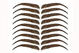 Cardani Eyebrow Tattoos #20 - Full Eyebrows - Temporary Eyebrows #20 Medium Brown