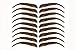 Cardani Eyebrow Tattoos #20 - Full Eyebrows - Temporary Eyebrows #20 Medium Brown