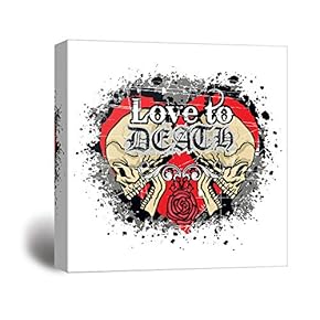 Skull Art Home Artwork for Living Room Bedroom