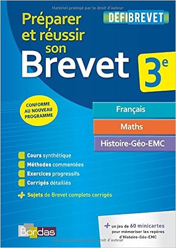 Amazon Fr Preparer Et Reussir Son Brevet Nouveau Programme 2016 Ansart Sylvain Istace Marie Gargallo T Livres