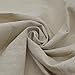 iNee Natural Linen Fabric for Needle Embroidery, Embroidery Fabric 20x 62 inches,(Beige)