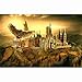 Tuu 5D Full Drill Diamond Painting,Rhinestone Pasted DIY Diamond Painting Cross Stitch for Home Wall Decor（Castle） (Multicolor)