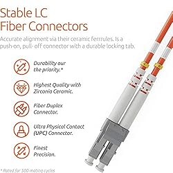 LC to ST Fiber Patch Cable Multimode Duplex - 1m