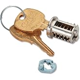HON Removable Lock Core Replacement Kit, Brushed Chrome