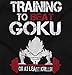 Training to Beat Goku Super Nerdy Ninja Tank Top Black