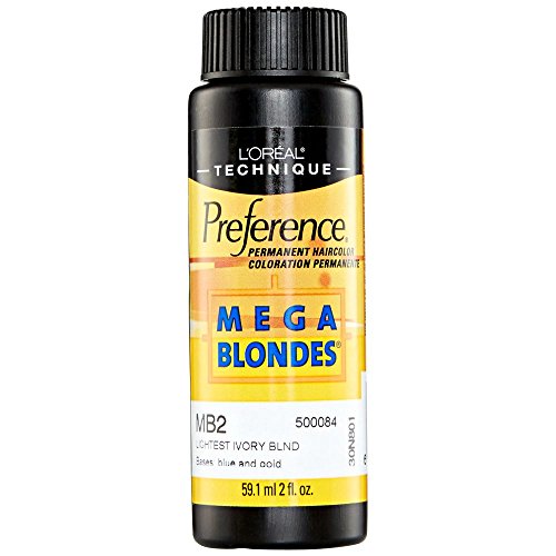 L'Oreal Preference Mega Blonde MB2-LIGHTEST IVORY BLONDE (PACK OF 1)