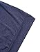 ROMWE Women's Varsity Striped Heathered Sweatshirt Navy S
