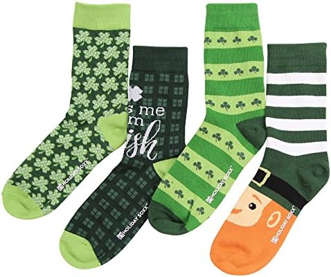 Womens Funny Funky Novelty Holiday Crew Socks
