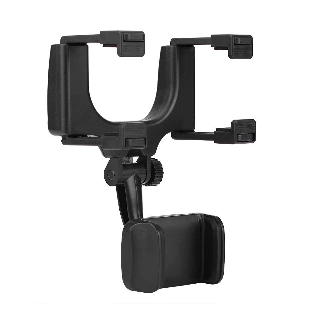 Rear View Mirror Phone Holder Universal Car Rear View Mirror Mount Phone Holder Stand for GPS Smartphone