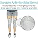 Vive Knee Compression Sleeves for Women & Men (Pair) - Elastic Support Brace for Improved Circulation, Recovery, Arthritis Joint Pain - Great for Sports, Running, & Jogging