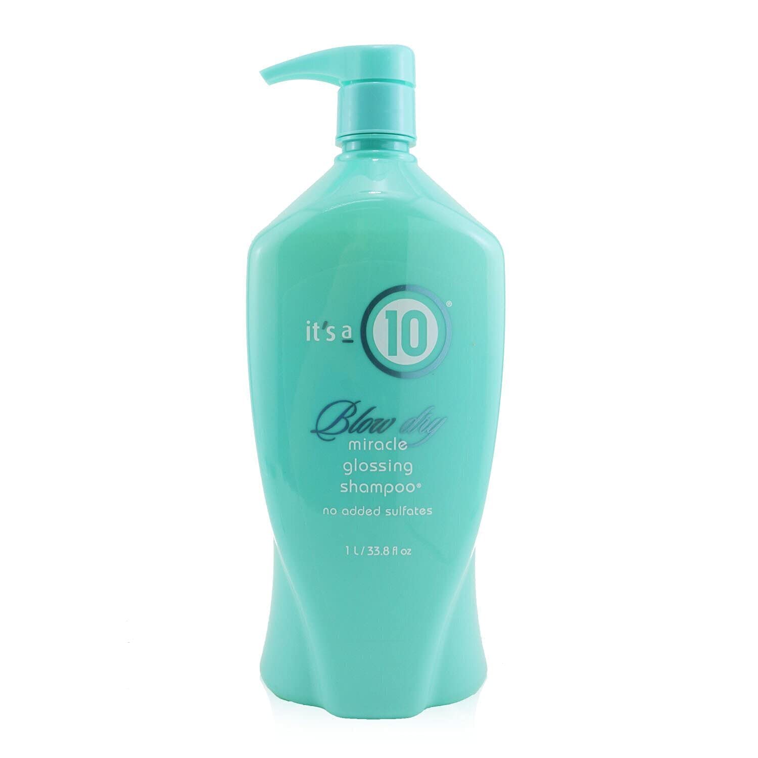 It’s a 10 Haircare - Miracle Blow Dry Glossing Shampoo, Shine Enhancing, Colour Safe, Detangling, 1 Litre
