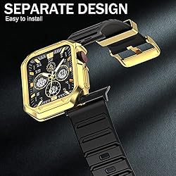 Swhatty Band Case Compatible with Apple Watch 45m