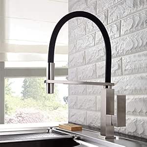 RSZHHL Grifo 360 giratorio latón grifo monomando de la cocina grifo del