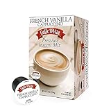 Caffe D'Vita Premium French Vanilla Cappuccino K-CUP - Compatible with Keurig K-CUP Brewing Systems Including 2.0 - 12 Count