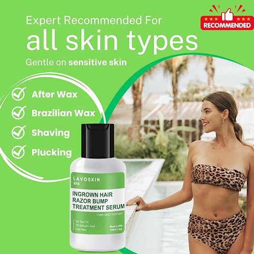 LAVO Tea Tree Gel w/Salicylic Acid BEST Ingrown Hair Treatment
