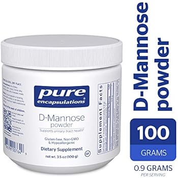 mannose pure supplement encapsulations hypoallergenic powder urinary grams tract support