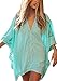 HAPEE Womens Solid Oversized Beach Dress Bathing Suit Swimsuit Cover Ups Kaftan