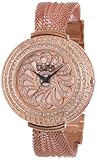 Burgi Women's BUR051RG Crystal Mesh Bracelet Watch
