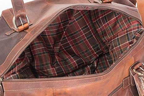 real leather holdall mens